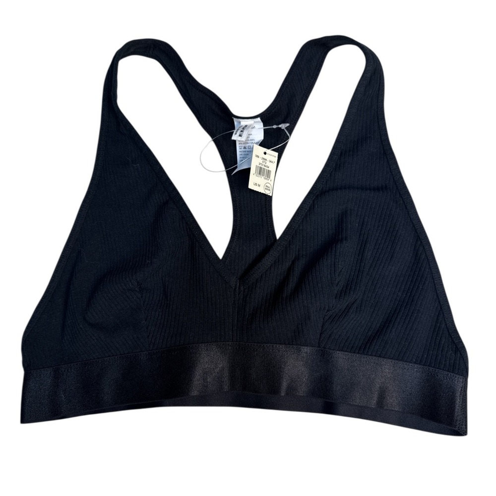 OFFLINE by Aerie Real Me XTRA Rib Triangle Sports Bra Medium Rib Racerback NWT